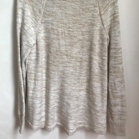 Cowl Neck Tan Sweater - Picture 2 of 3